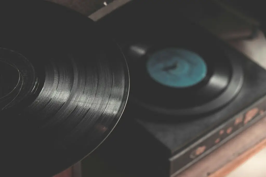 Music manager reviewing contract with artist