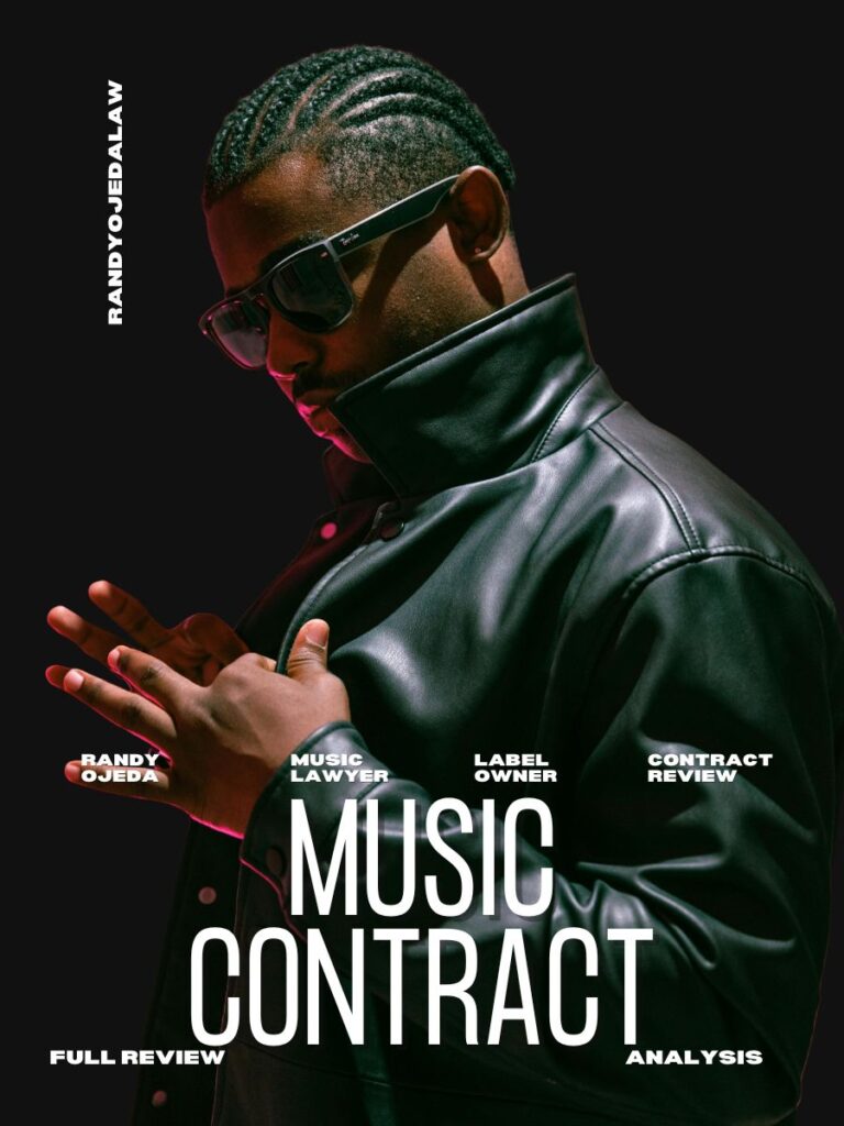 Music Contract Review Service by Randy Ojeda Music industry Law Firm